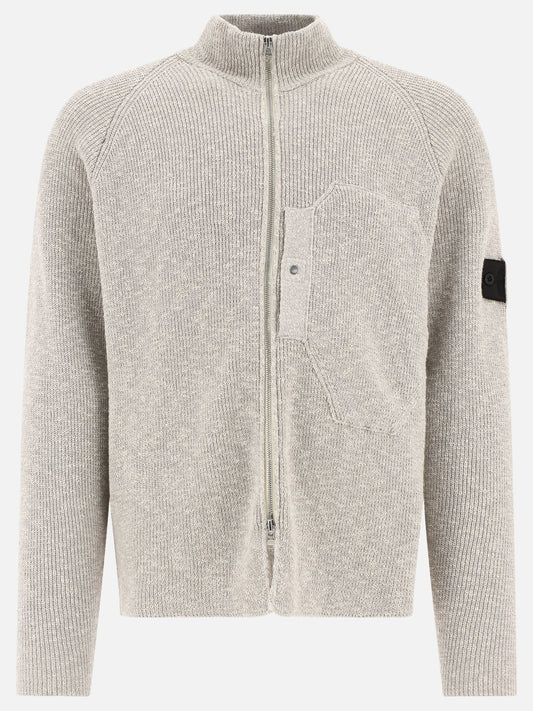 Stone Island Shadow Project "Shadow Project" zipped sweater Grey