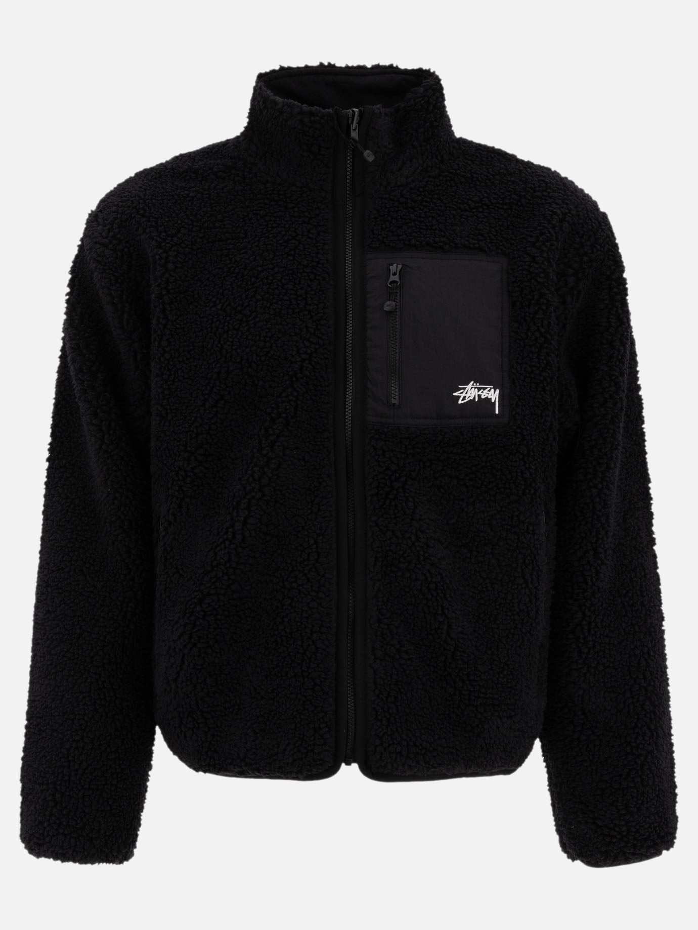 Stüssy Reversible sherpa jacket Black