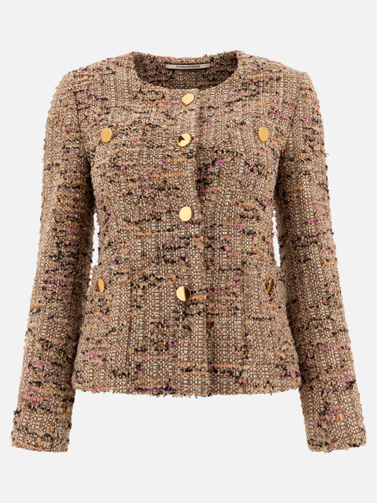 Blazers Solid colour  Beige - Tagliatore Women | PLP | VIETTI Online Store 
