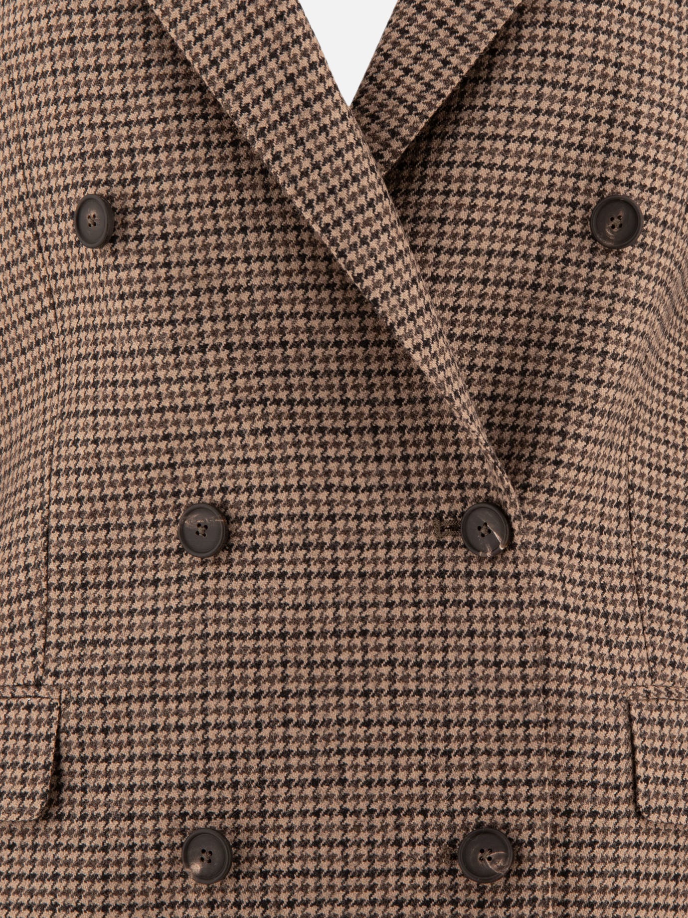 Blazers Houndstooth  Brown - Tagliatore Women | PDP | VIETTI Online Store | thumbnail_3