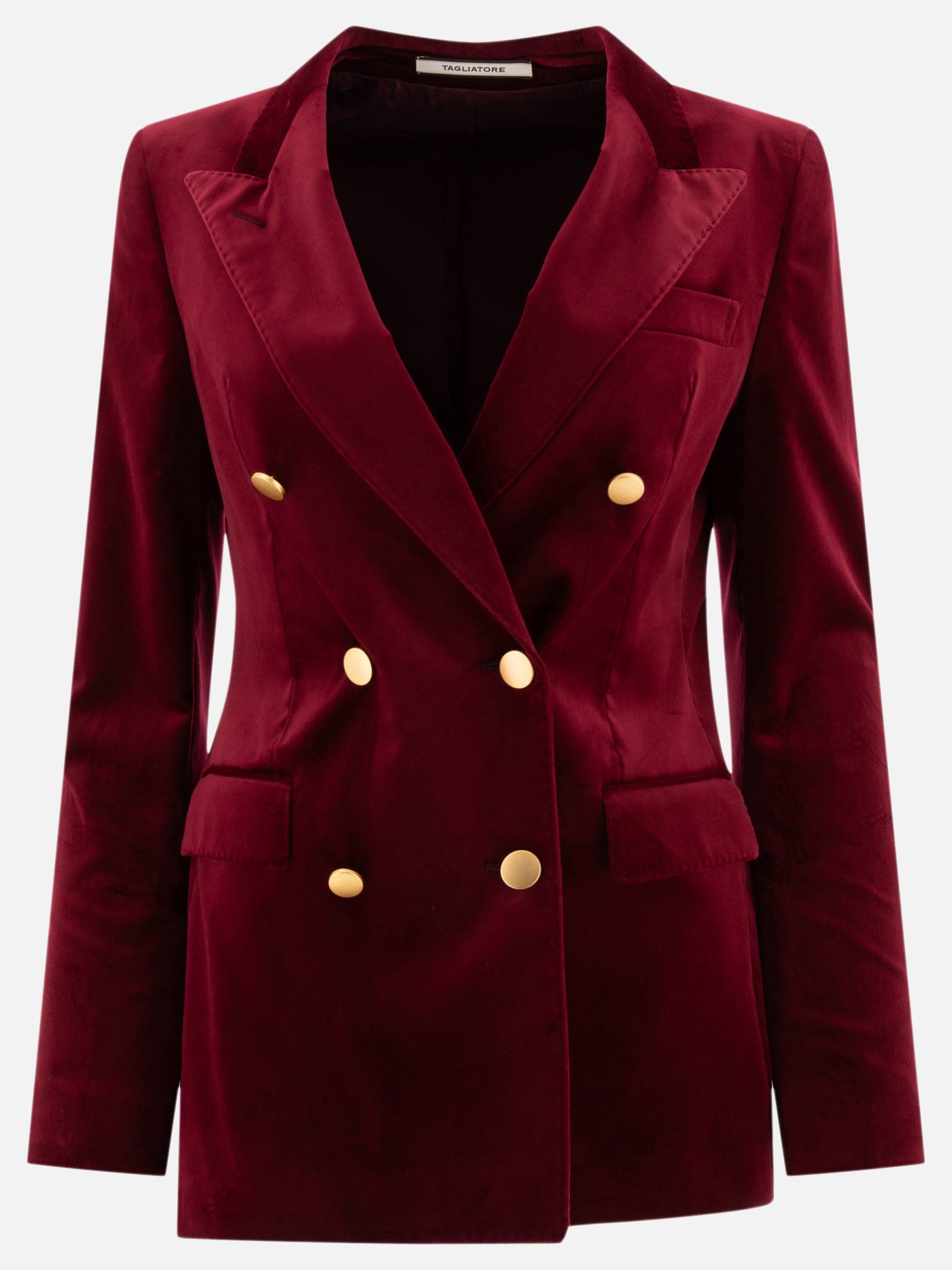 Blazers Solid colour  Bordeaux - Tagliatore Women | PDP | VIETTI Online Store | Zoom-Modal
