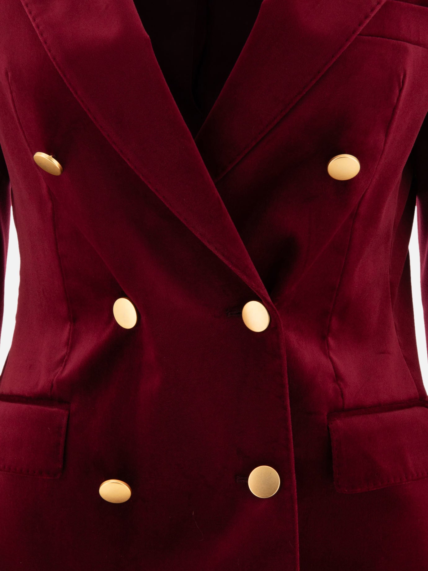 Blazers Solid colour  Bordeaux - Tagliatore Women | PDP | VIETTI Online Store | thumbnail_3