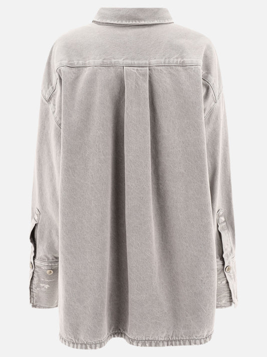 Denim jackets Solid colour  Grey - The Attico Women | PLP | VIETTI Online Store | 2
