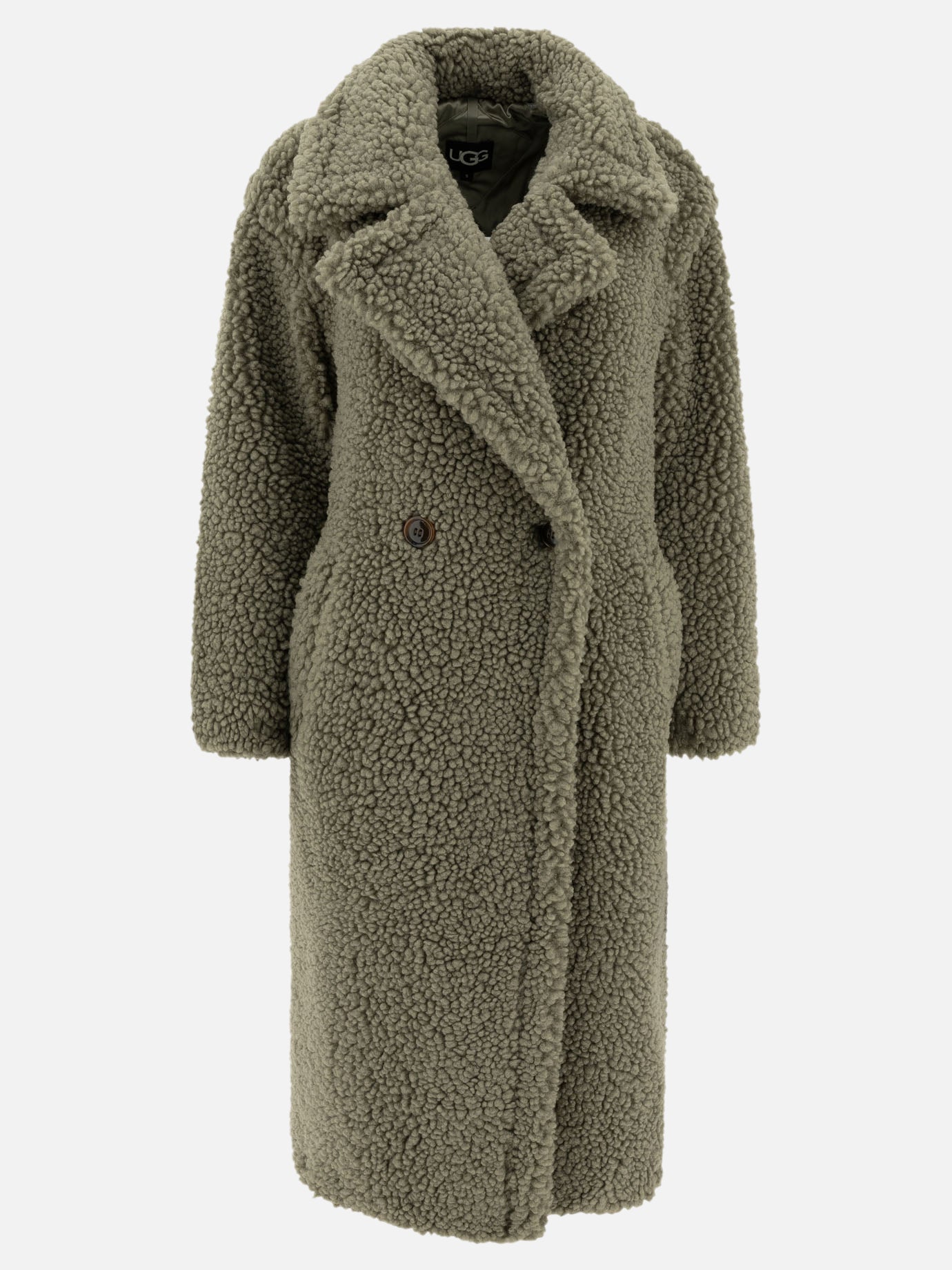 Long coats Solid colour  Green - Ugg Women | PDP | VIETTI Online Store | thumbnail