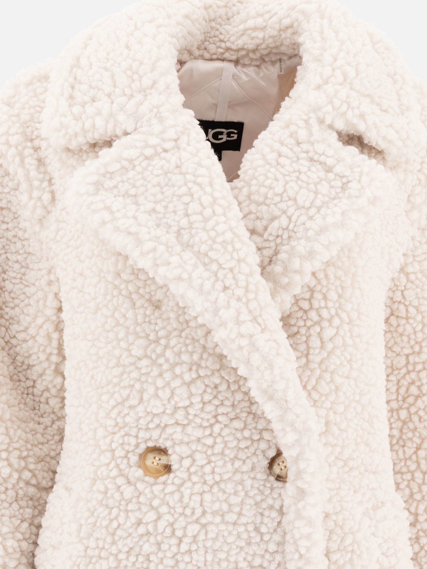 Long coats Solid colour  White - Ugg Women | PDP | VIETTI Online Store | thumbnail_3