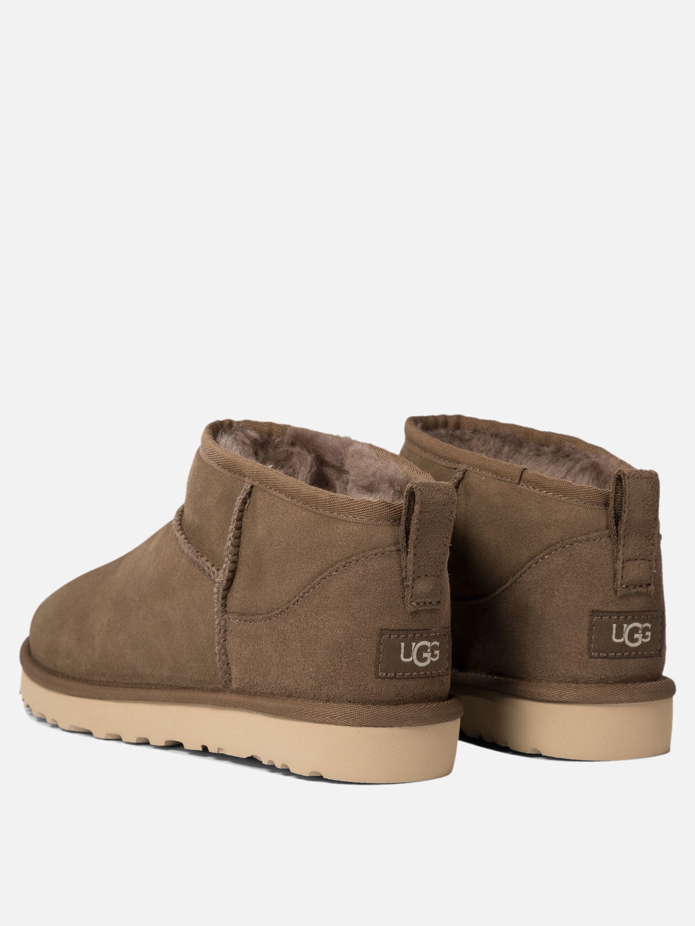 Ugg "Classic Ultra Mini" ankle boots Brown