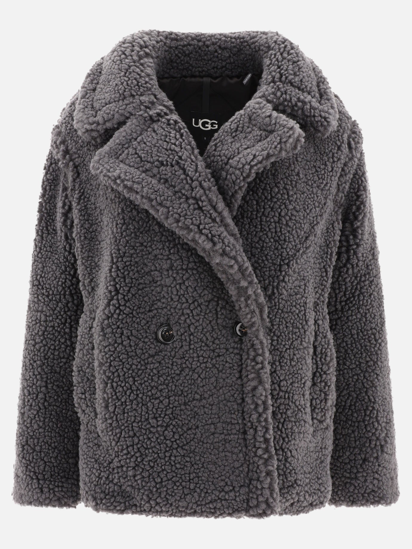 Short coats Solid colour  Black - Ugg Women | PDP | VIETTI Online Store | thumbnail