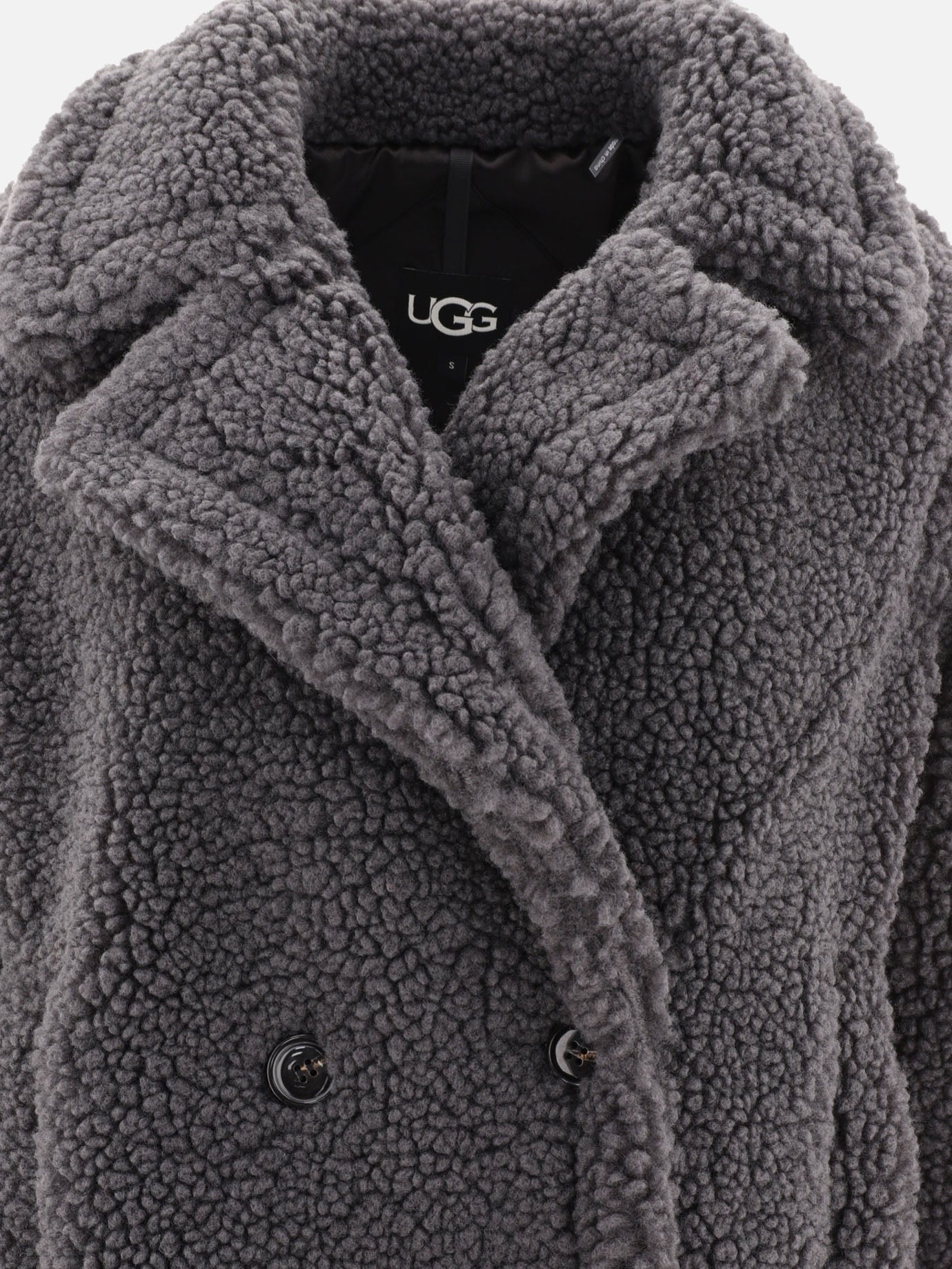 Short coats Solid colour  Black - Ugg Women | PDP | VIETTI Online Store | thumbnail_3