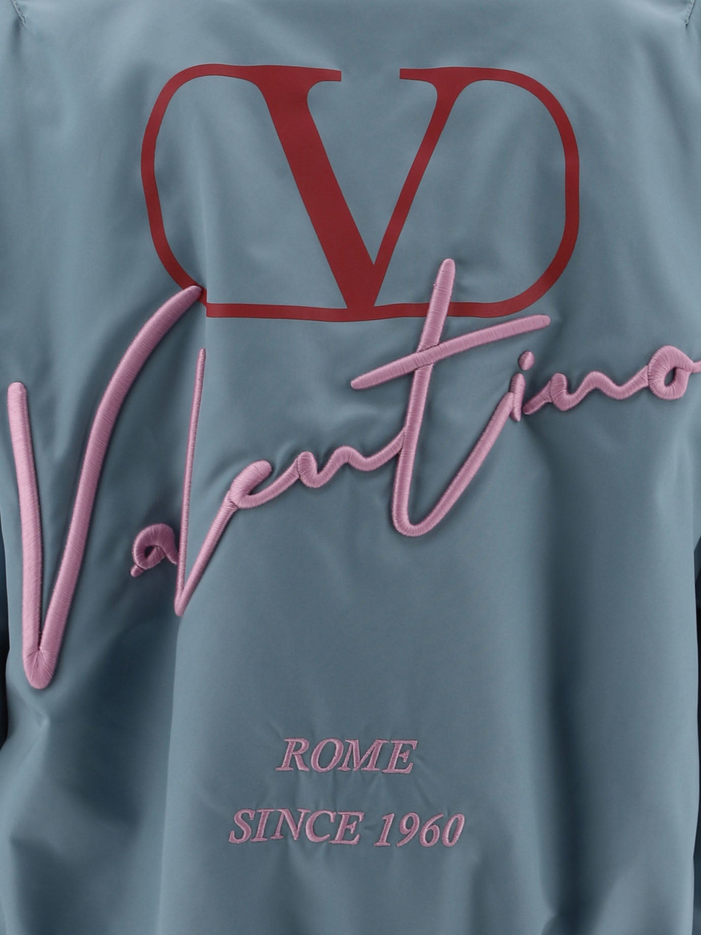 Bomber jackets Solid colour  Light blue - Valentino Men | PDP | VIETTI Online Store | thumbnail_4