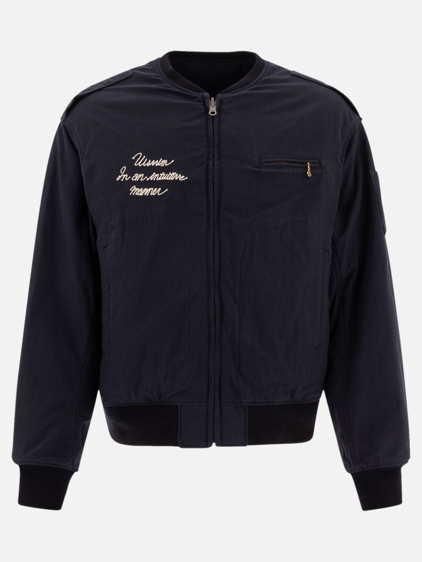Bomber jackets Solid colour  Blue - Visvim Men | PDP | VIETTI Online Store | Zoom-Modal
