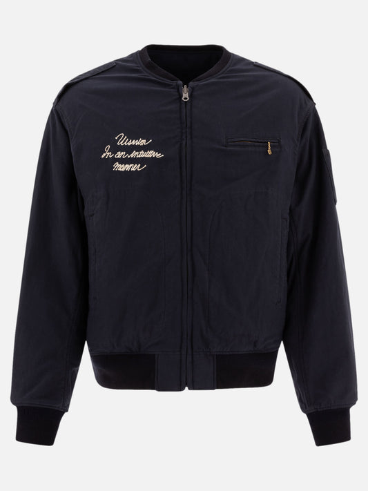 Bomber jackets Solid colour  Blue - Visvim Men | PLP | VIETTI Online Store 
