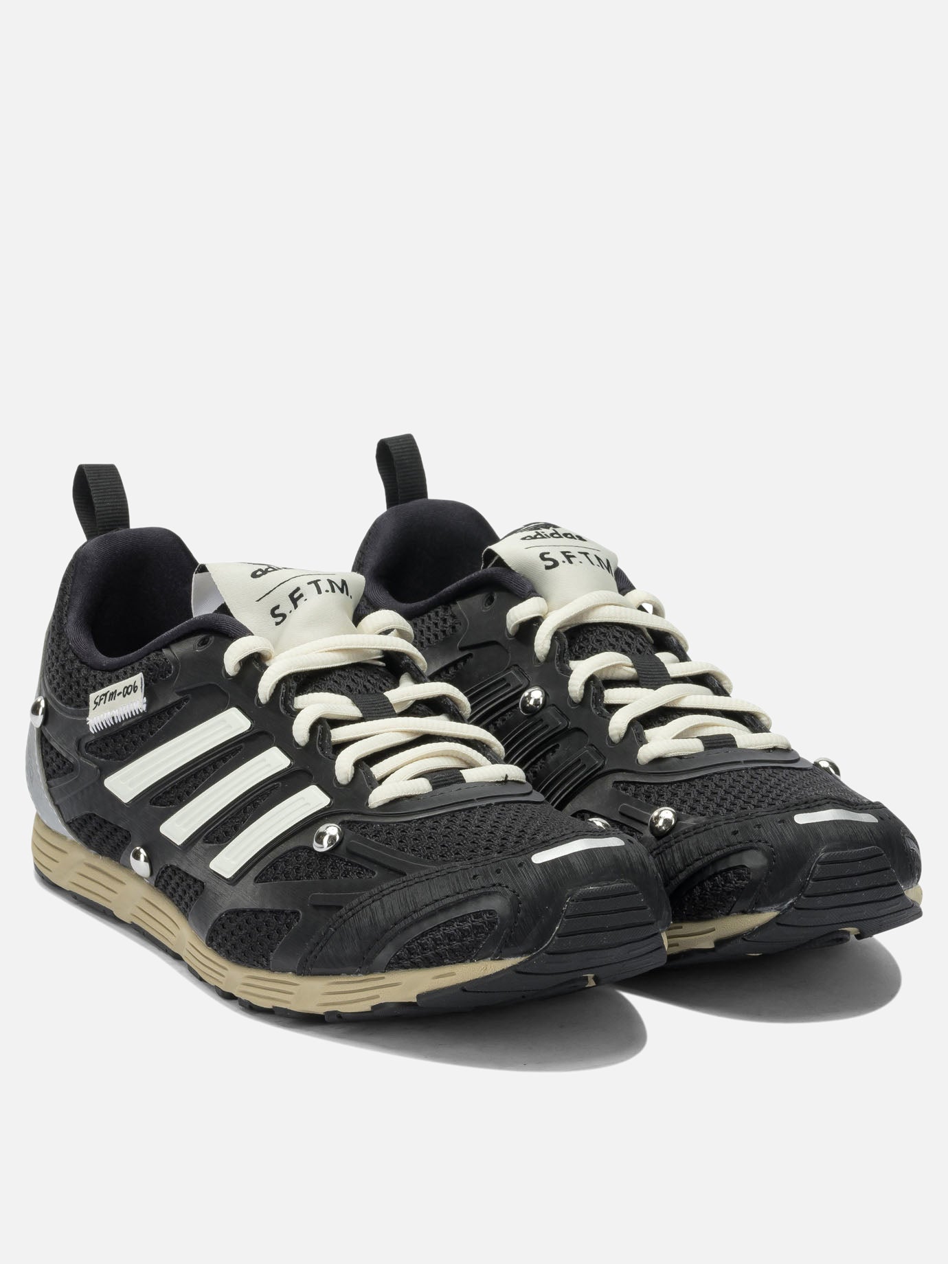 Low top sneakers 50% leather 50% mesh - 100% rubber  Black - Adidas Originals Men | PDP | VIETTI Online Store | thumbnail_2