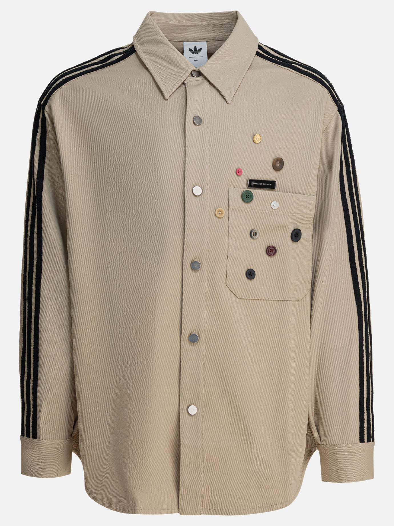 Overshirt jackets Embroidered  Beige - Adidas Originals Men | PDP | VIETTI Online Store | thumbnail