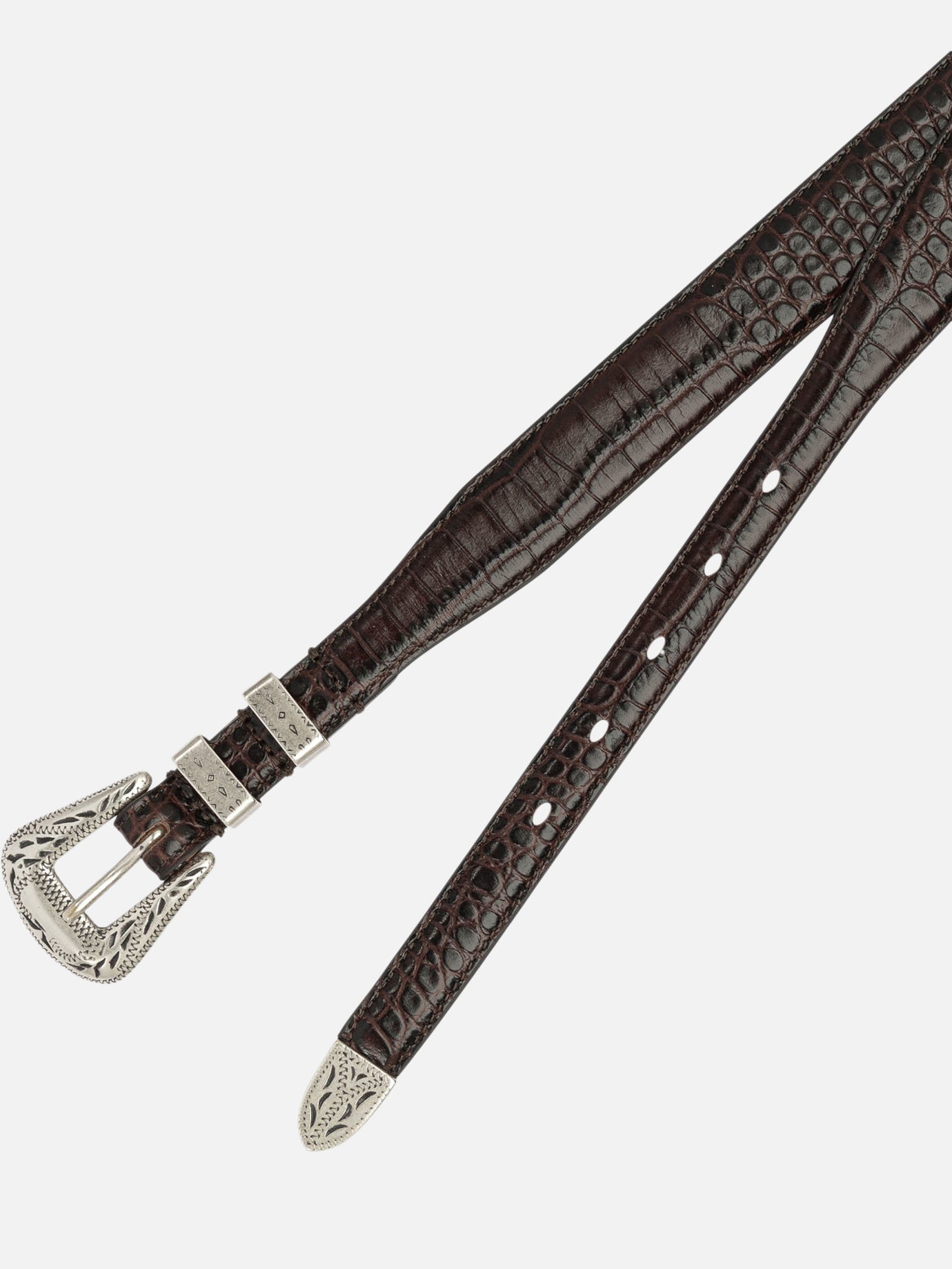 Leather belts 100% leather  Brown - Adriano Meneghetti Women | PDP | VIETTI Online Store | Zoom-Modal_2
