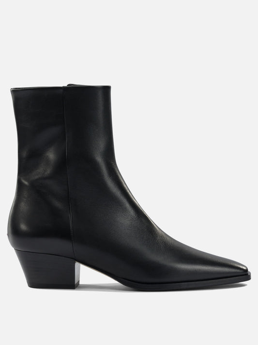 Stivaletti con zip 100% leather - 70% leather 30% rubber  Nero - Aeyde Donna | PLP | VIETTI Online Store 
