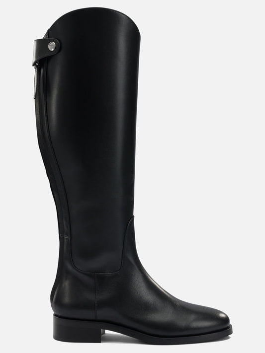 Al ginocchio 100% leather - 70% leather 30% rubber  Nero - Aeyde Donna | PLP | VIETTI Online Store 
