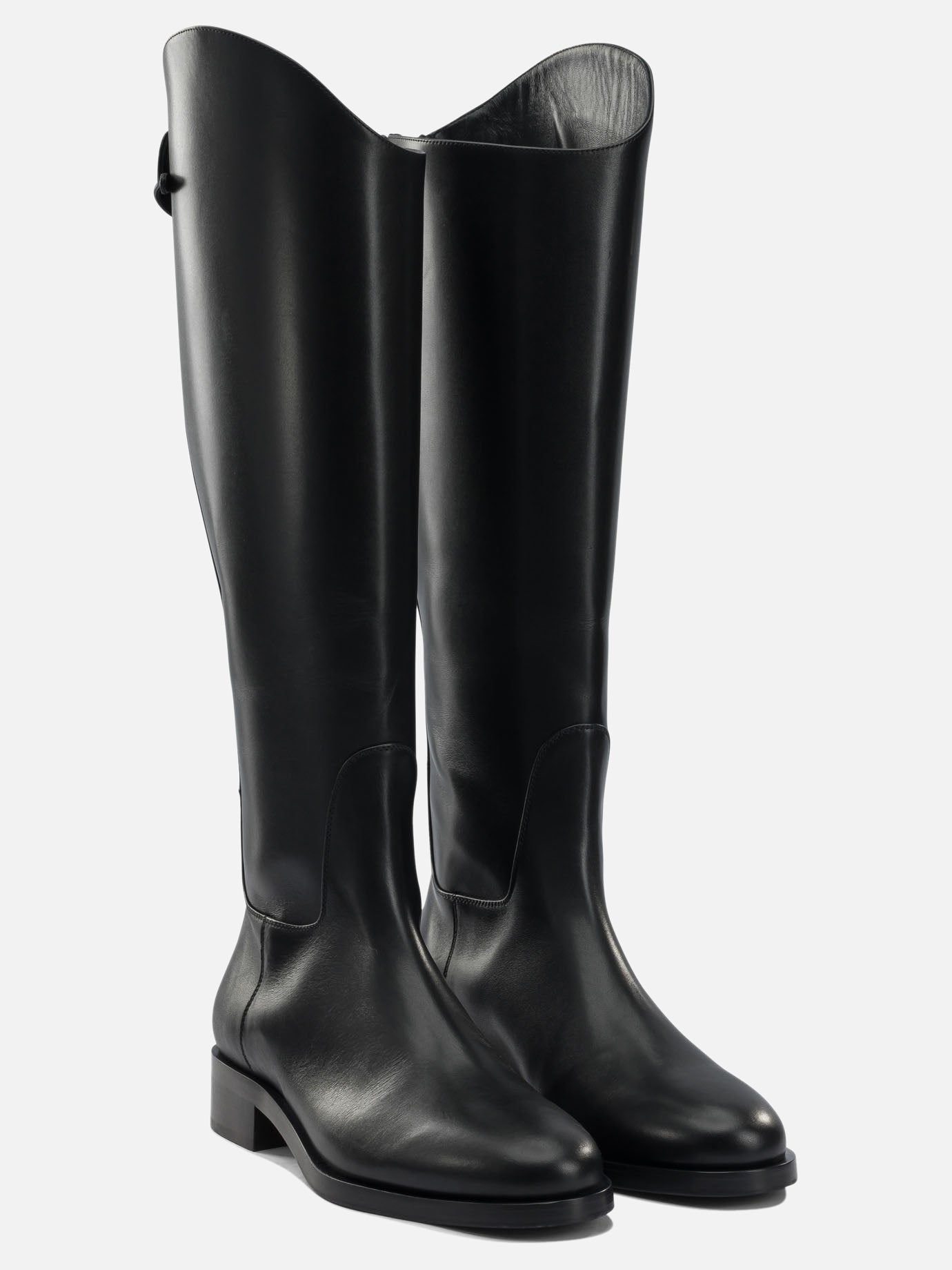 Al ginocchio 100% leather - 70% leather 30% rubber  Nero - Aeyde Donna | PDP | VIETTI Online Store | thumbnail_2
