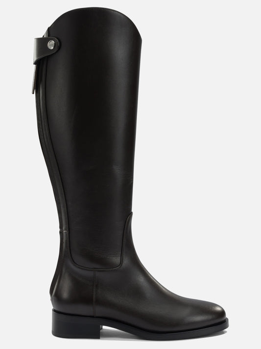 Al ginocchio 100% leather - 70% leather 30% rubber  Marrone - Aeyde Donna | PLP | VIETTI Online Store 
