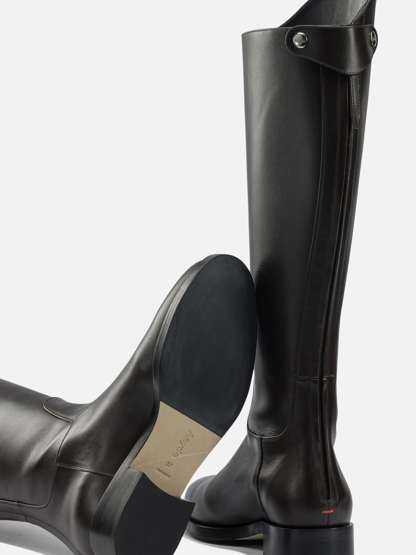 Al ginocchio 100% leather - 70% leather 30% rubber  Marrone - Aeyde Donna | PDP | VIETTI Online Store | thumbnail_5