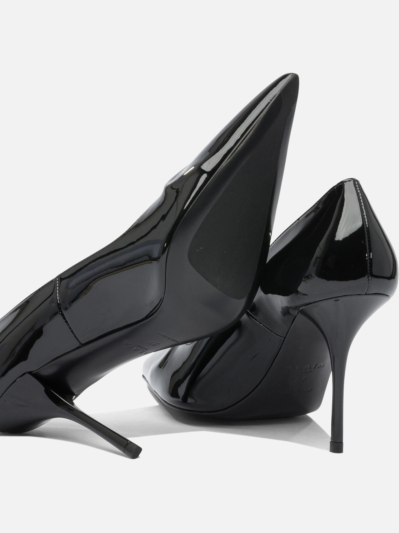 Pumps 100% patent calf leather - 100% leather  Black - Alaïa Women | PDP | VIETTI Online Store | thumbnail_5
