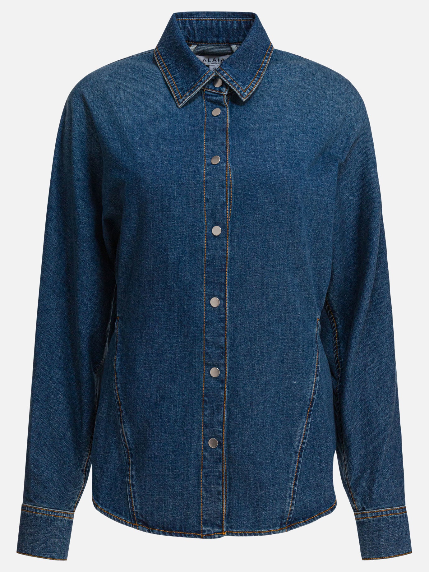 Casual shirts Solid colour  Blue - Alaïa Women | PDP | VIETTI Online Store | Zoom-Modal

