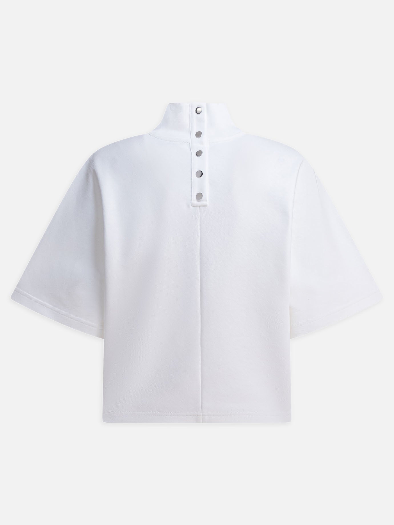 T-shirt lupetto Solid colour  Bianco - Alaïa Donna | PDP | VIETTI Online Store | Zoom-Modal_2
