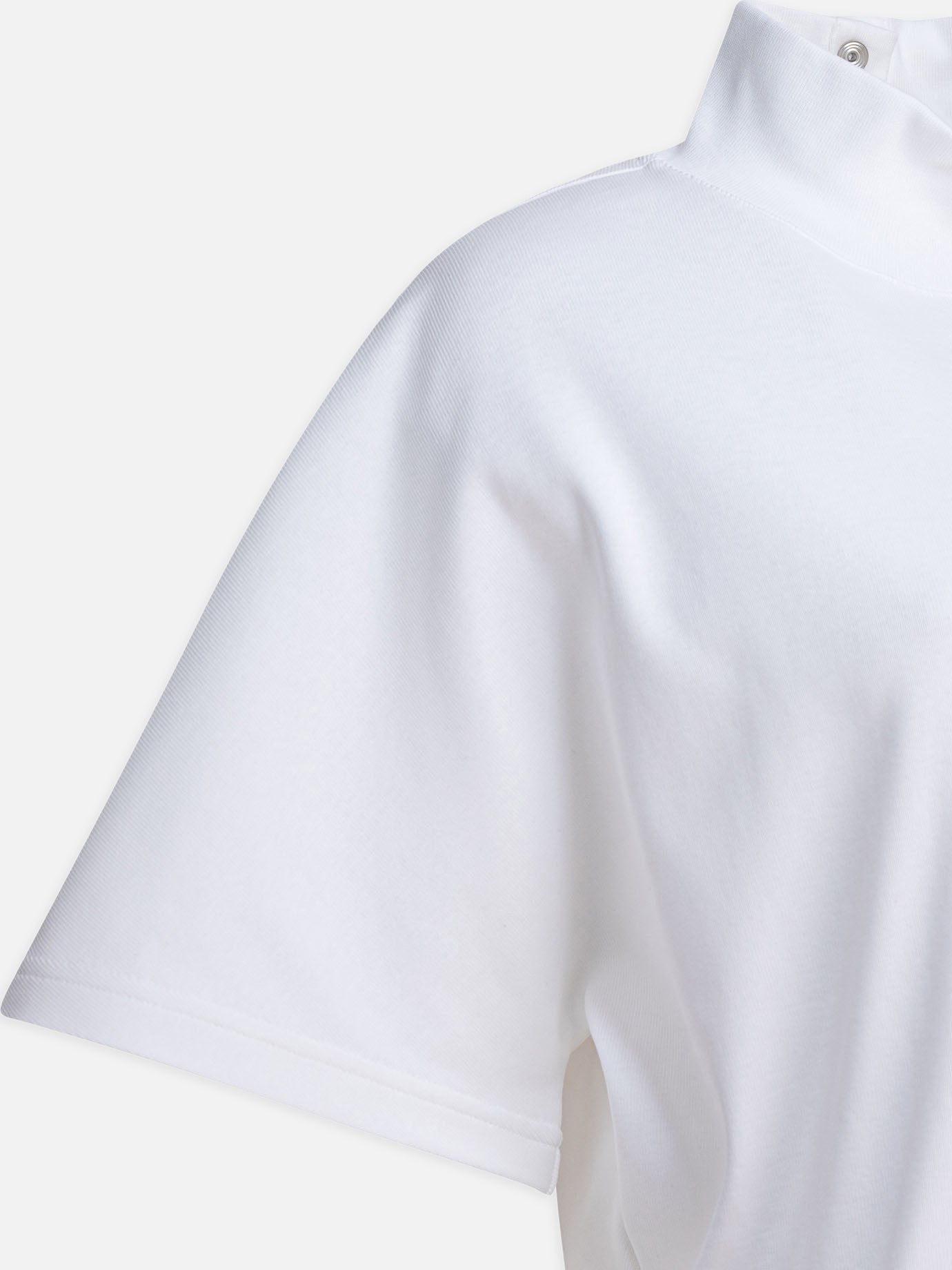 T-shirt lupetto Solid colour  Bianco - Alaïa Donna | PDP | VIETTI Online Store | Zoom-Modal_4
