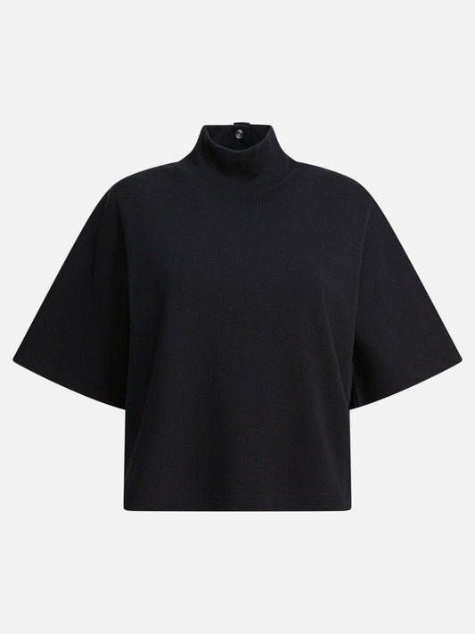 Alaïa T-shirt with high neck 11567055_36 Black 1