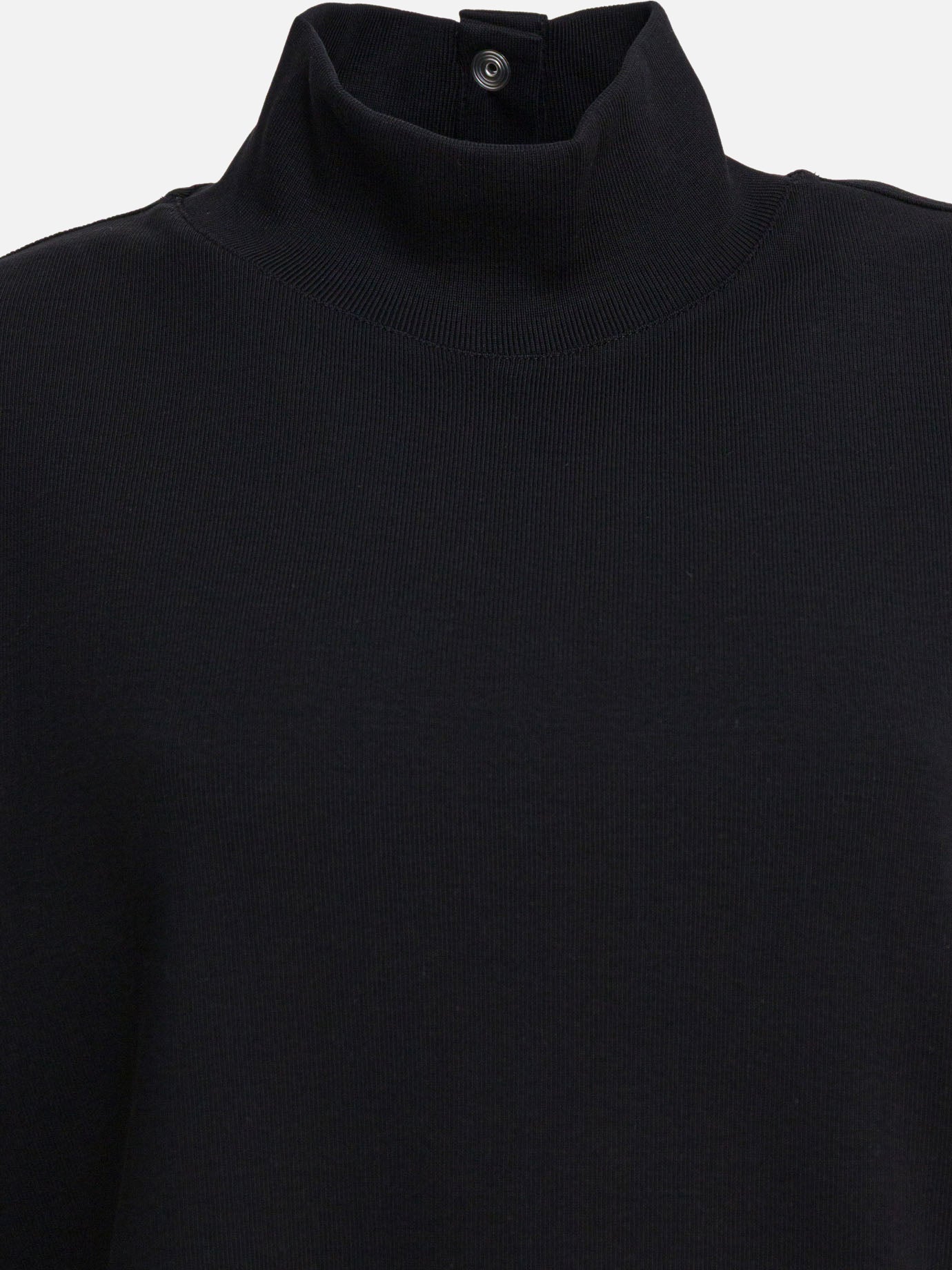 T-shirt lupetto Solid colour  Nero - Alaïa Donna | PDP | VIETTI Online Store | Zoom-Modal_3
