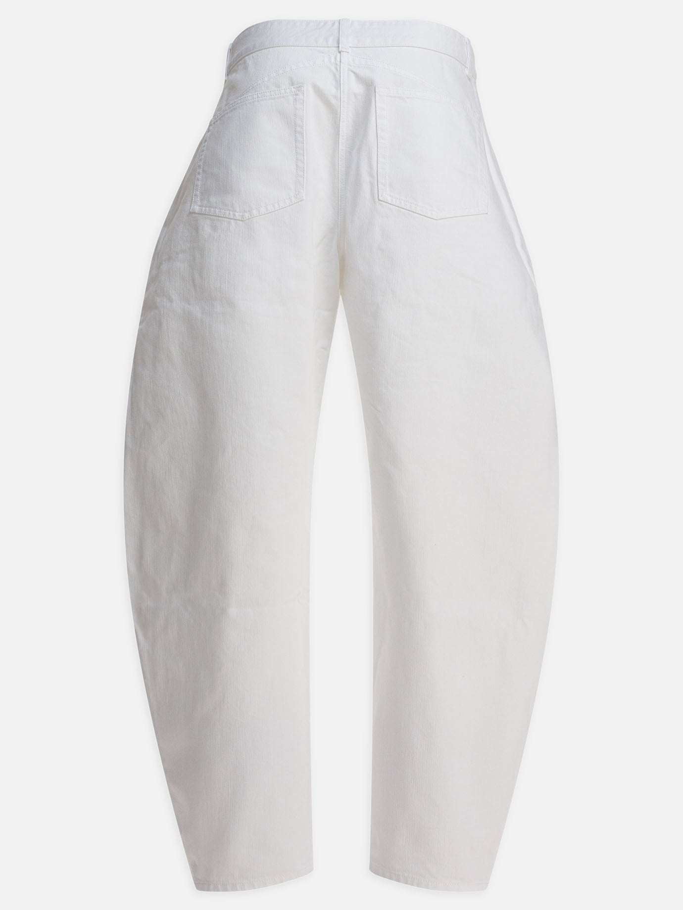 Jeans a gamba larga Denim  Bianco - Alaïa Donna | PDP | VIETTI Online Store | Zoom-Modal_2
