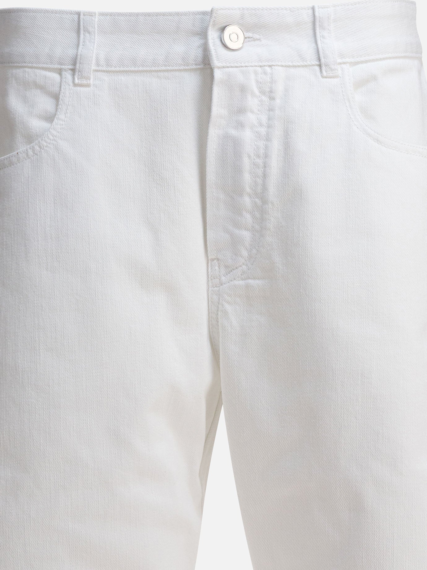Jeans a gamba larga Denim  Bianco - Alaïa Donna | PDP | VIETTI Online Store | thumbnail_3