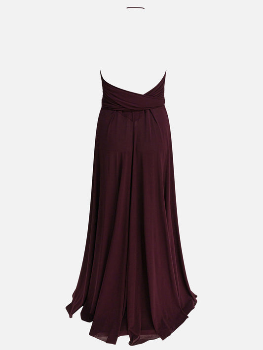 Alaïa Jersey crossover dress 12515554_36 Bordeaux 2