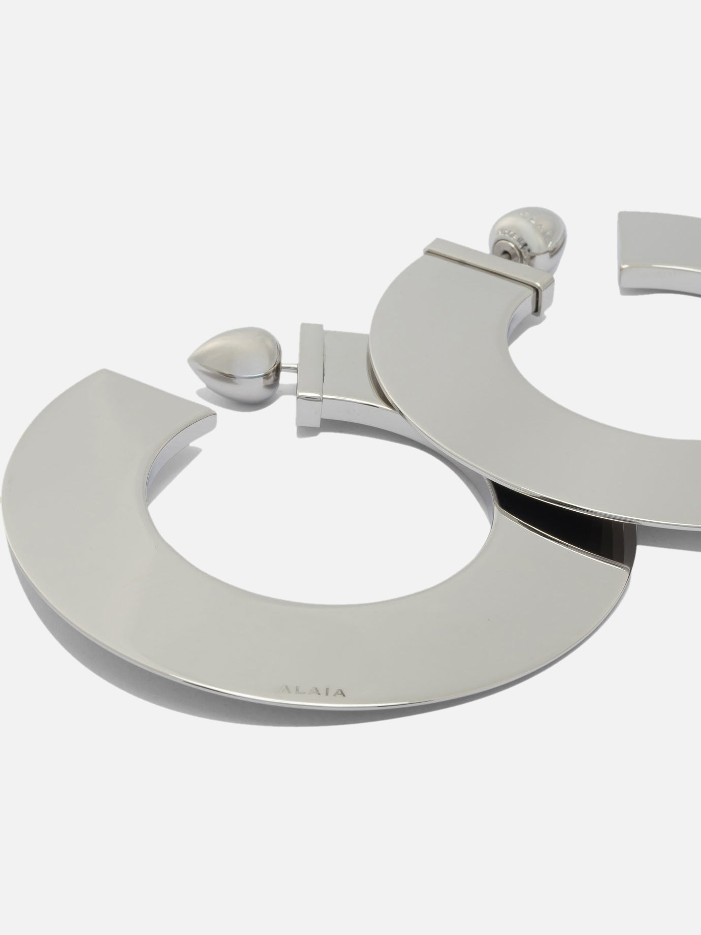 Earrings 100% brass  Silver - Alaïa Women | PDP | VIETTI Online Store | Zoom-Modal_2
