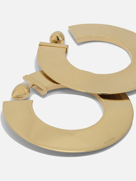 Earrings 95% aluminum 5% brass  Gold - Alaïa Women | PDP | VIETTI Online Store | 2

