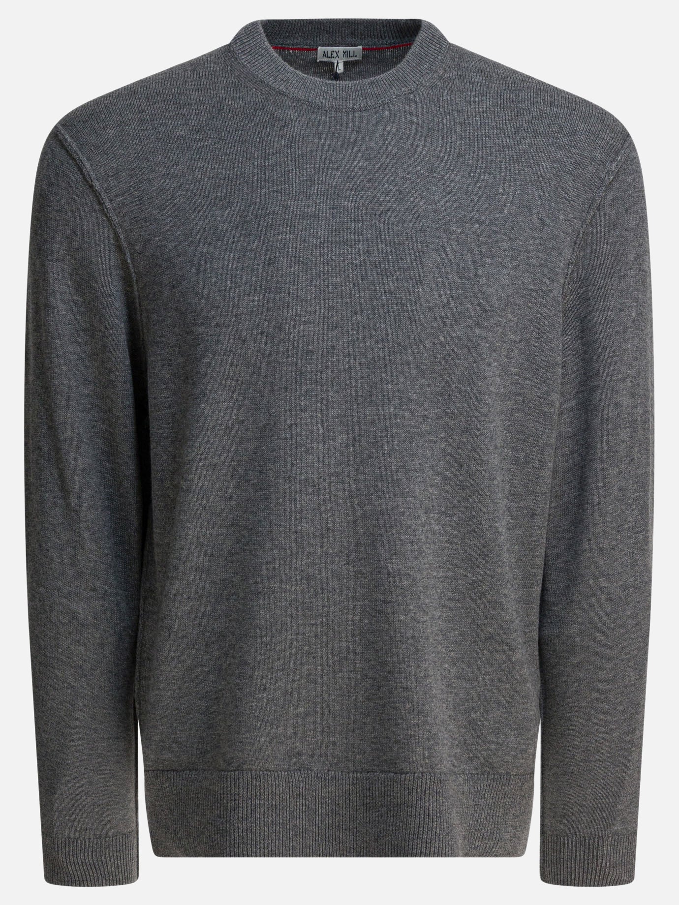 Crewneck sweaters Solid colour  Grey - Alex Mill Men | PDP | VIETTI Online Store | Zoom-Modal
