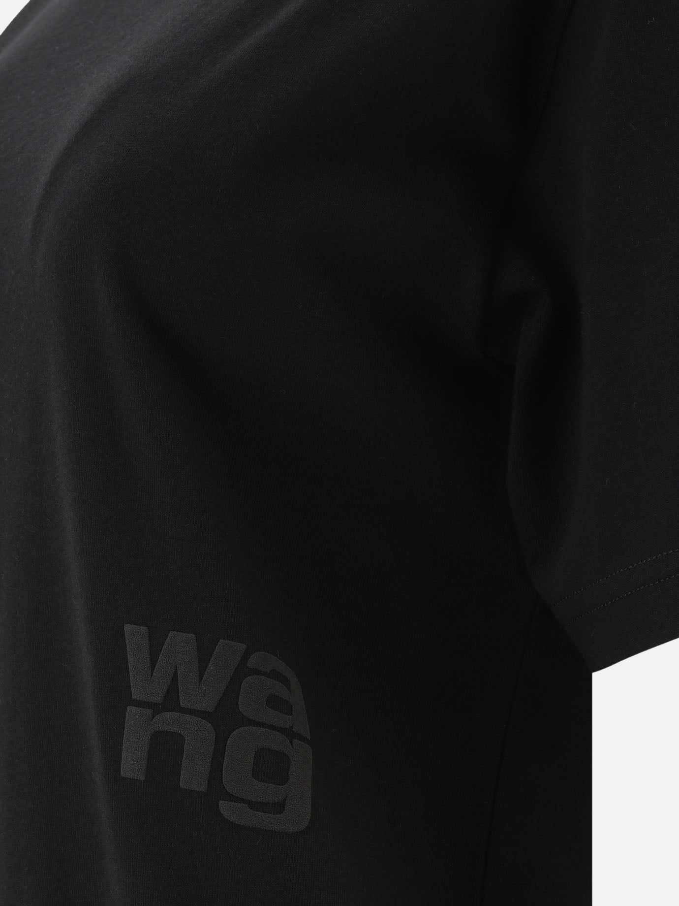 Crewneck t-shirts Solid colour  Black - Alexander Wang Women | PDP | VIETTI Online Store | Zoom-Modal_4
