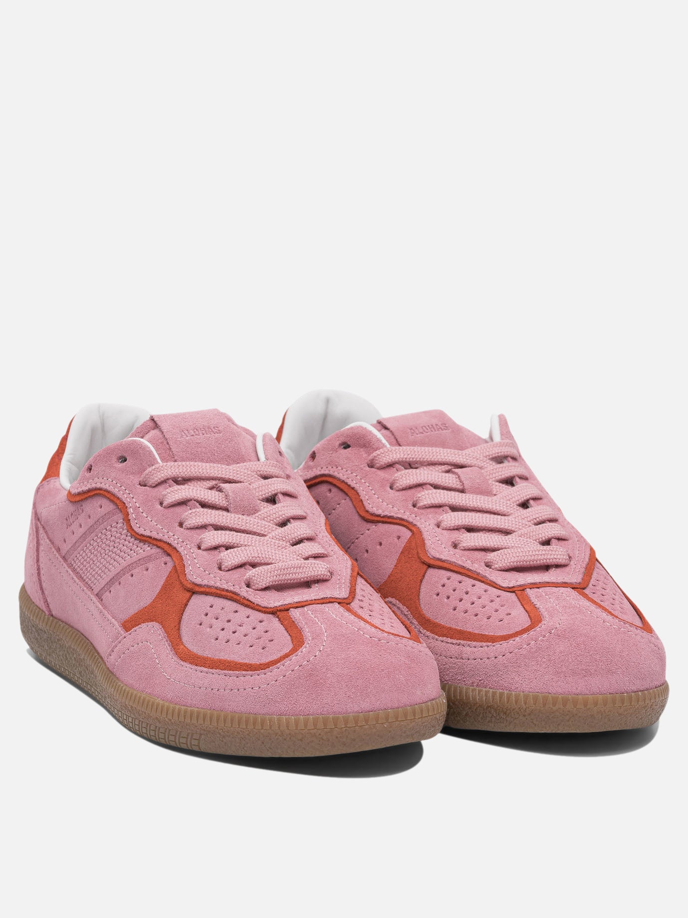 Low top sneakers 100% cow suede - 100% rubber  Pink - Alohas Women | PDP | VIETTI Online Store | thumbnail_2