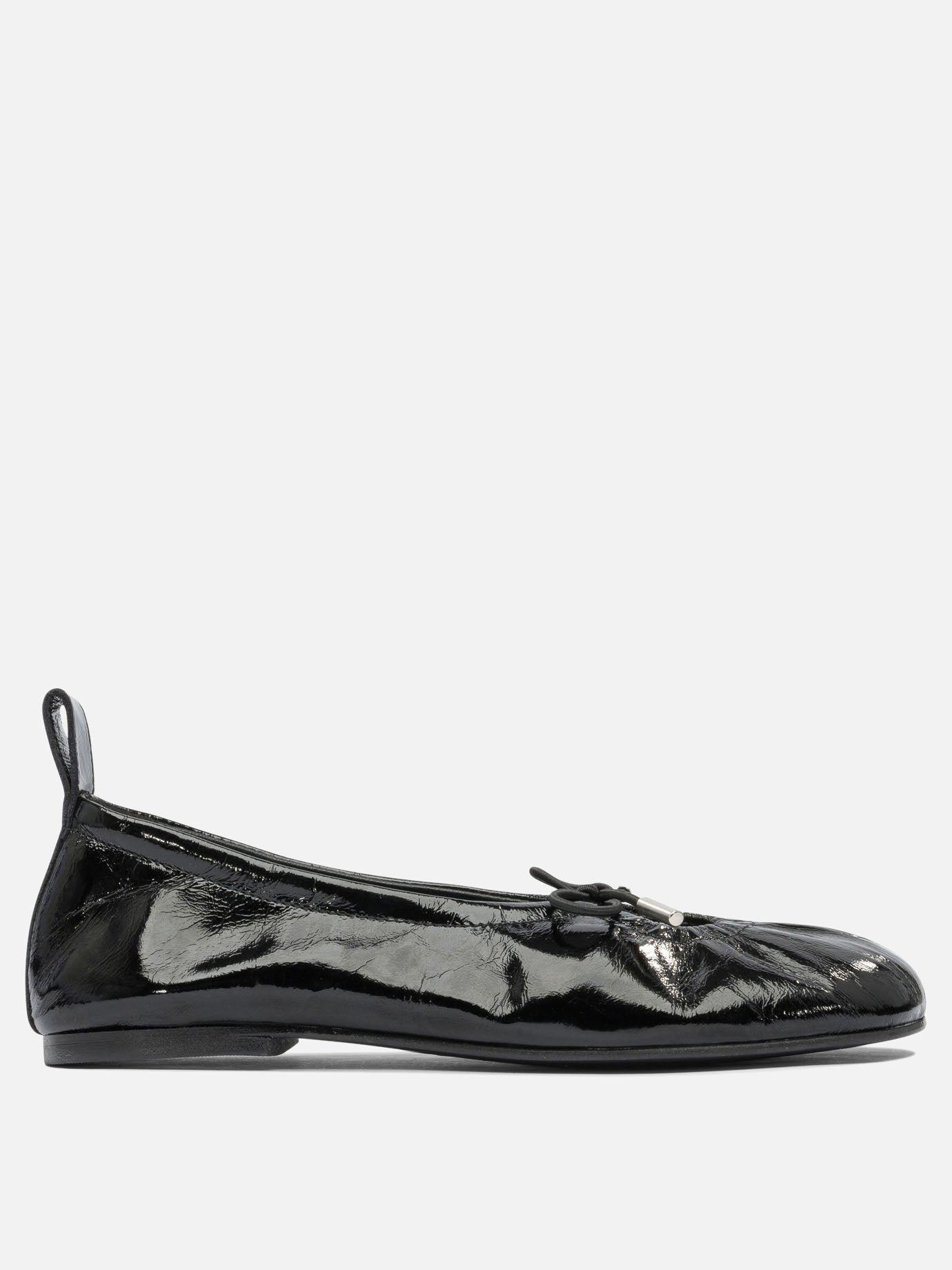 Classic ballet flats 100% goat leather - 100% cuerolite  Black - Alohas Women | PDP | VIETTI Online Store | Zoom-Modal
