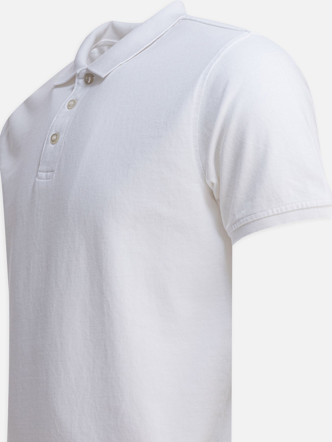Polo shirts with buttons Solid colour  White - Altum Men | PDP | VIETTI Online Store | thumbnail_4