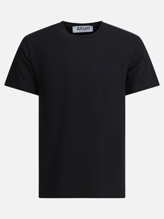 Crewneck t-shirts Solid colour  Black - Altum Men | PDP | VIETTI Online Store 
