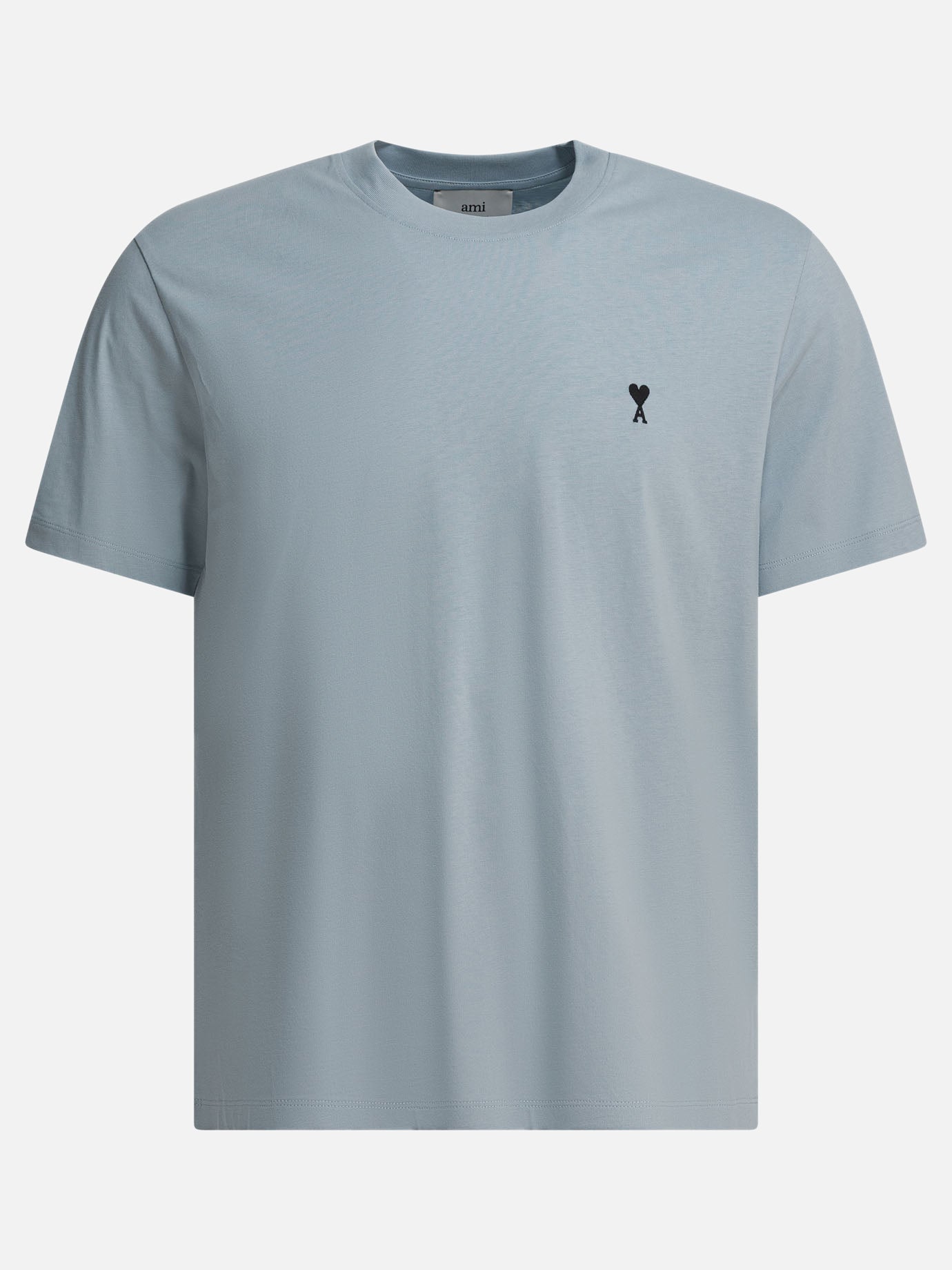 Crewneck t-shirts Logo  Light blue - Ami Paris Men | PDP | VIETTI Online Store | Zoom-Modal
