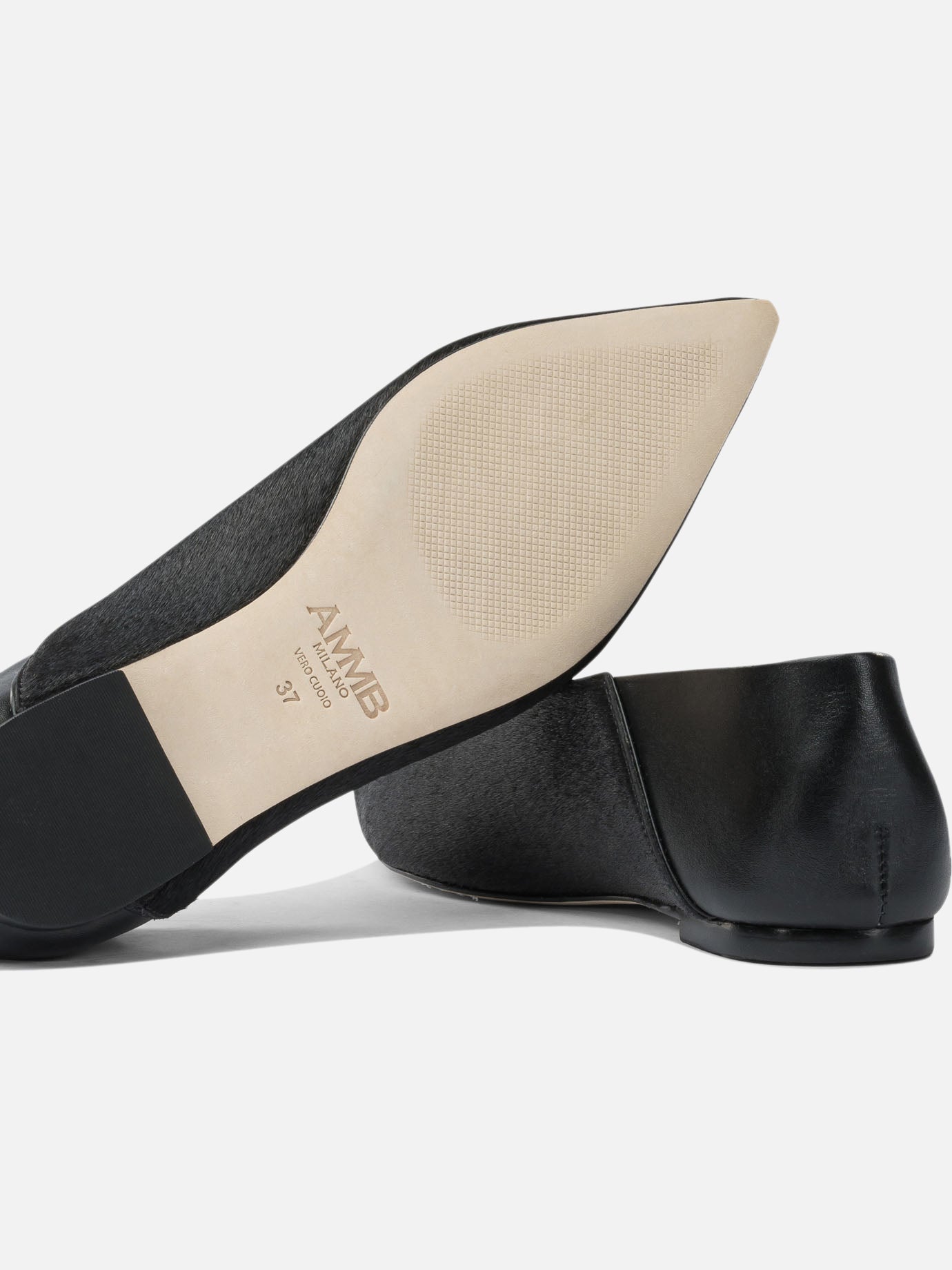 Ballerine classiche 100% calf leather - 100% leather  Nero - Ammb Milano Donna | PDP | VIETTI Online Store | thumbnail_5