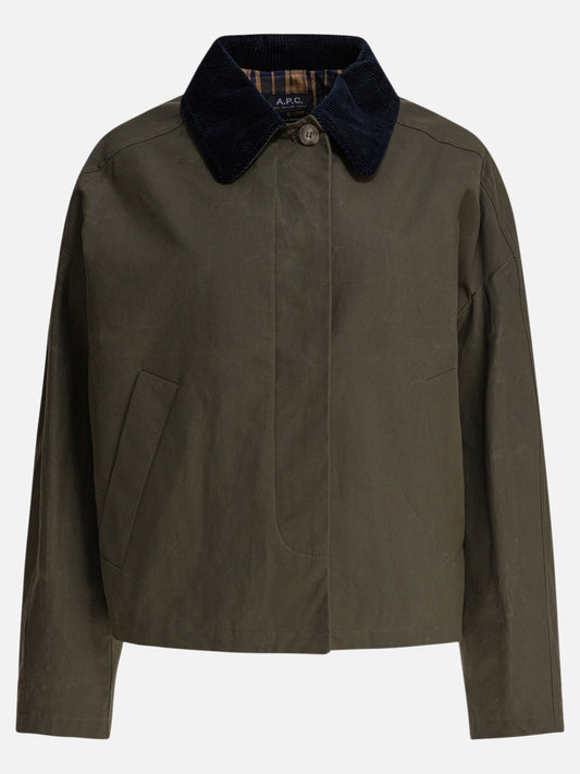 A.P.C. Giacca "Becca" 19695331_38 Green 1