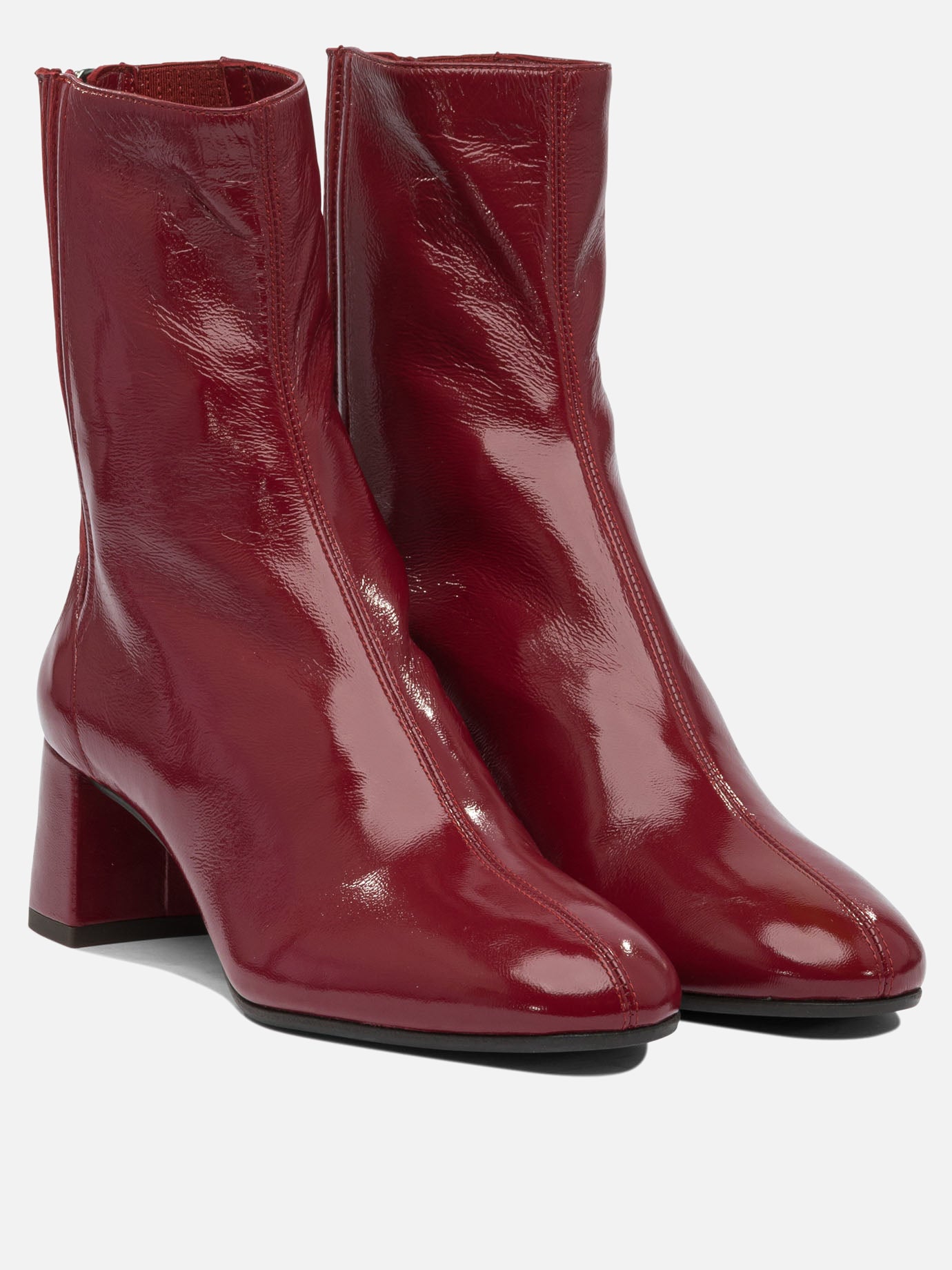 Zipped boots 95% lamb leather 5% polyester - 100% calf leather  Red - Aquazzura Women | PDP | VIETTI Online Store | Zoom-Modal_2
