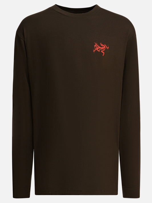 Crewneck t-shirts Logo  Brown - Arc'teryx Men | PLP | VIETTI Online Store 
