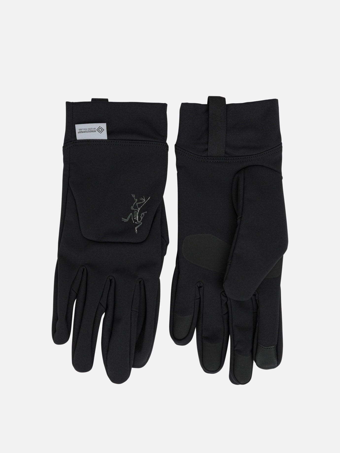 Sport gloves 92% nylon 8% elastane with epe & pu membrane 100% polyester backing glove secondary fabric: 84% polyester 16% elastane  Black - Arc&#39;teryx Men | PDP | VIETTI Online Store | thumbnail