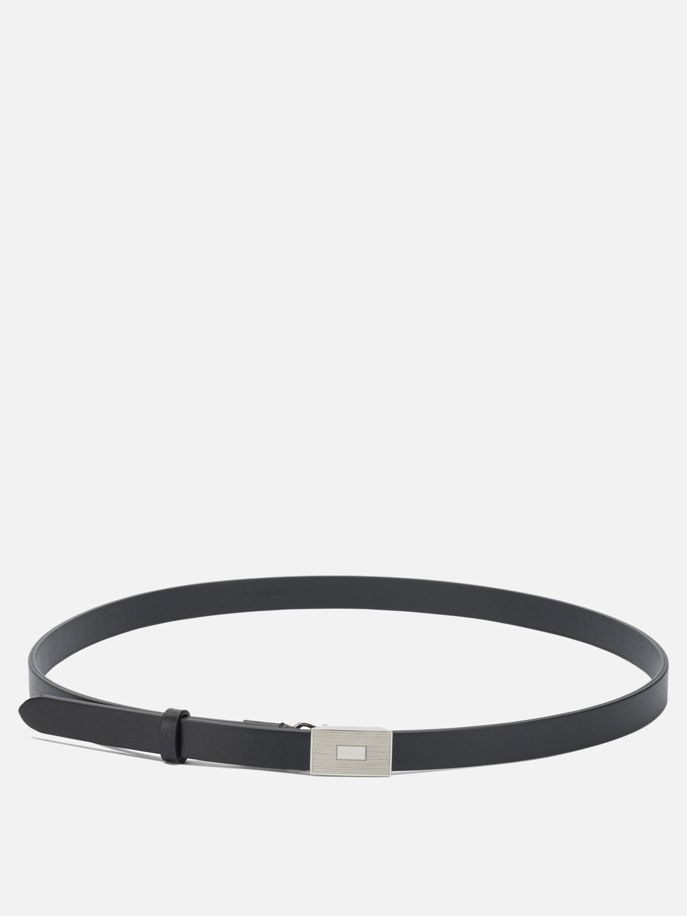 Leather belts 100% calf leather  Black - Auralee Men | PDP | VIETTI Online Store | Zoom-Modal
