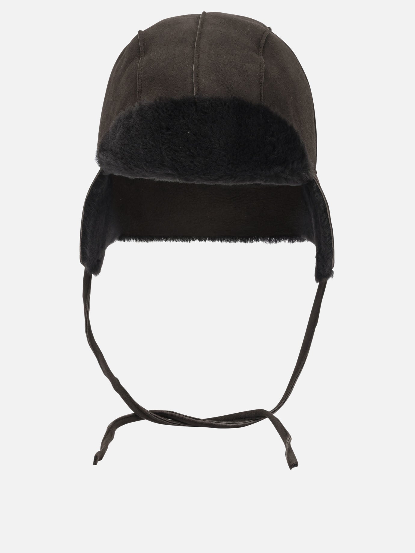 Beanies 100% lamb leather  Brown - Auralee Women | PDP | VIETTI Online Store | thumbnail