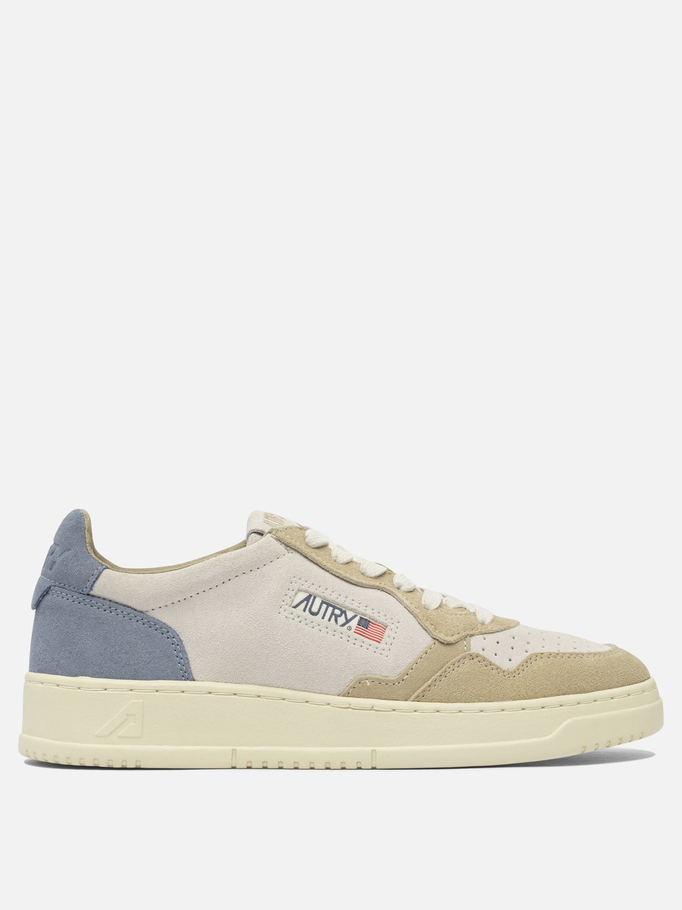 Sneaker basse 100% cow leather - 100% rubber  Beige - Autry Uomo | PDP | VIETTI Online Store | thumbnail