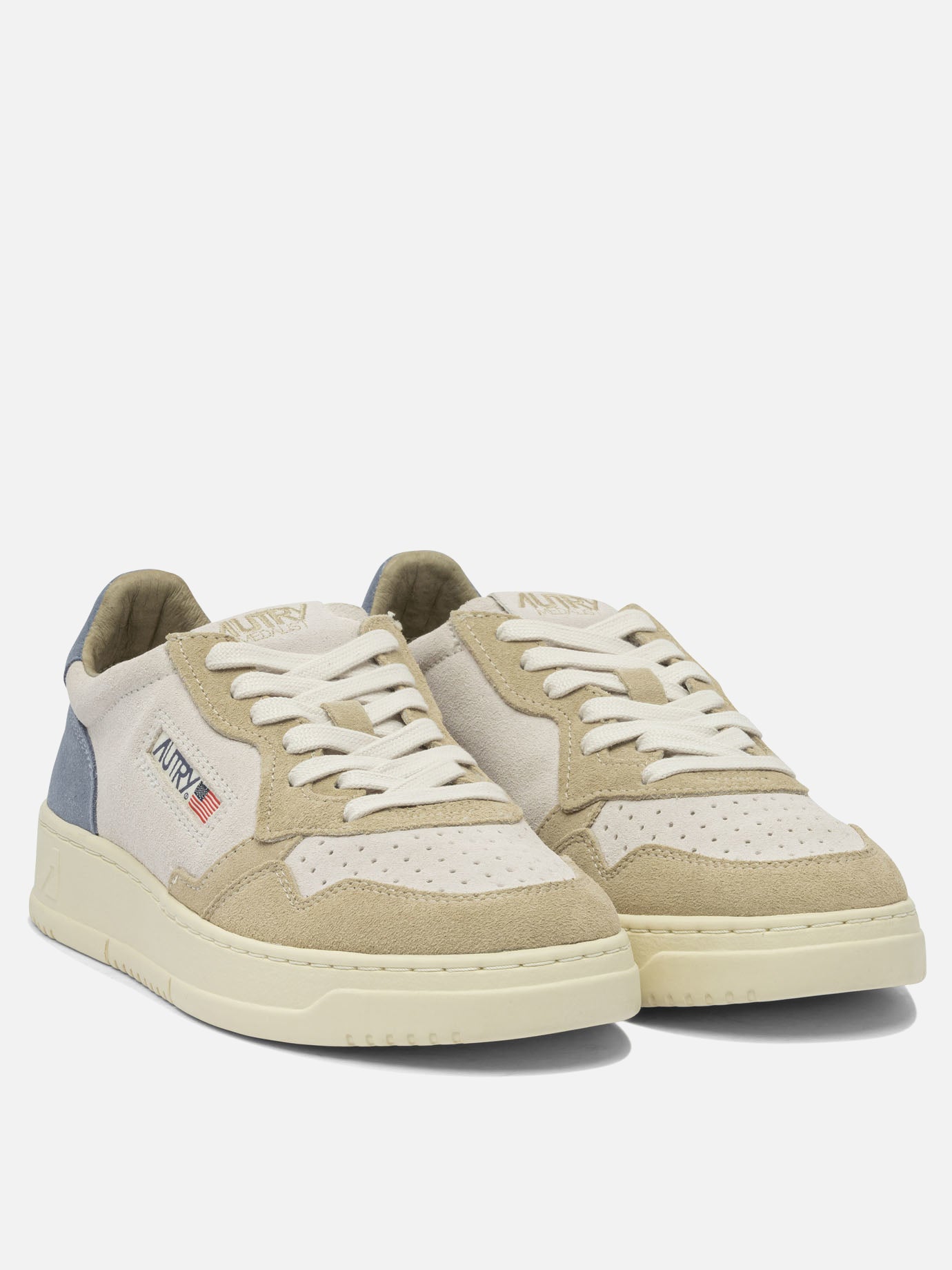 Sneaker basse 100% cow leather - 100% rubber  Beige - Autry Uomo | PDP | VIETTI Online Store | thumbnail_2